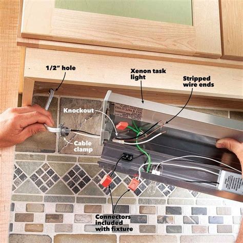 under cabinet lighting wiring diagram